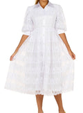 D1691 (relaxing wearing dress)